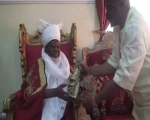 Nosa Present Bronze to late Emir of Zaria